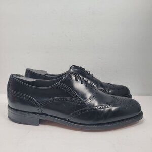 Dexter Men's Black Leather Wingtip Oxford Dress Shoes W765-1 US Size 9.5M